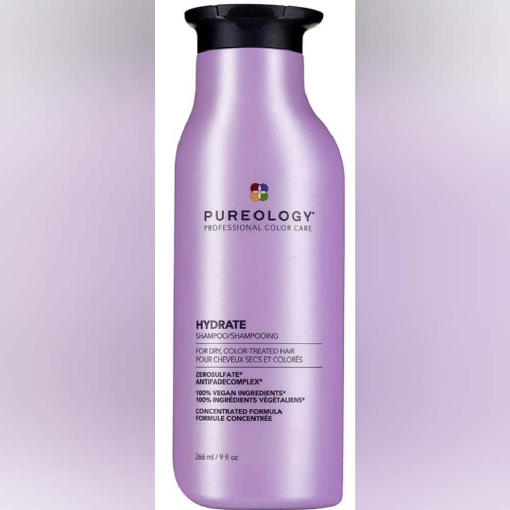 NWT FULL SET Pureology Hydrate Shampoo 226ml& Conditioner226ml Duo 100% Vegan - Picture 2 of 9